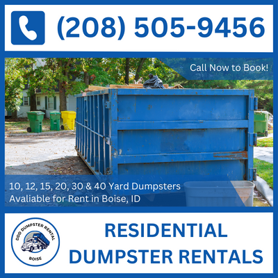 Affordable Residential Dumpster Rental Services in Boise, ID - Quick & Reliable - DDD Dumpster Rental Boise